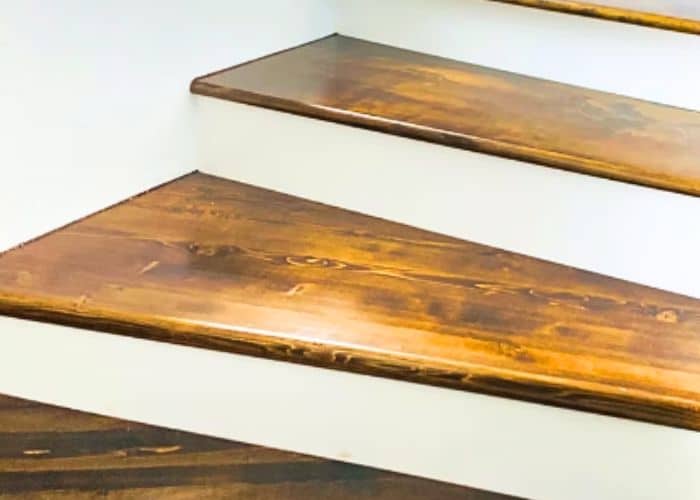 interior wooden steps