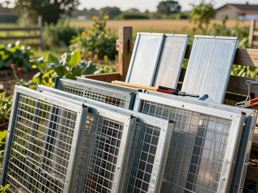 Types of hog panels and wire mesh fencing